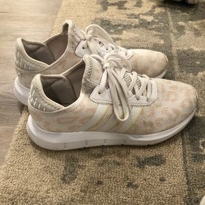 Adidas leopard running shoe